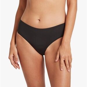 Sea Level Swim Australia Bikini Bottom High Leg Mid Rise Black Size 4